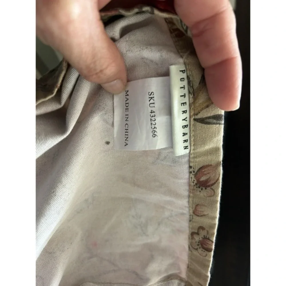 Pottery Barn‎ Megan Sierra Floral Chair Slipcover 100% Cotton VGUC